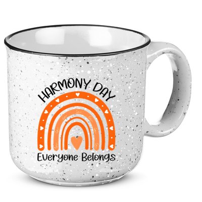 Rainbow Harmony Day Everyone Belongs 15oz Campfire Ceramic Mug