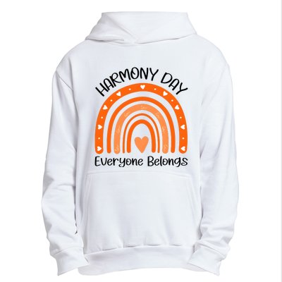 Rainbow Harmony Day Everyone Belongs Urban Pullover Hoodie