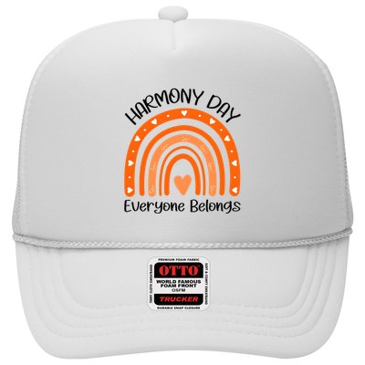 Rainbow Harmony Day Everyone Belongs Trucker Hat
