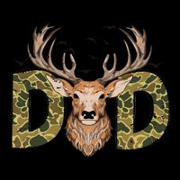 Retro Hunter Dad Deer Hunting Stripe Pom Pom Beanie