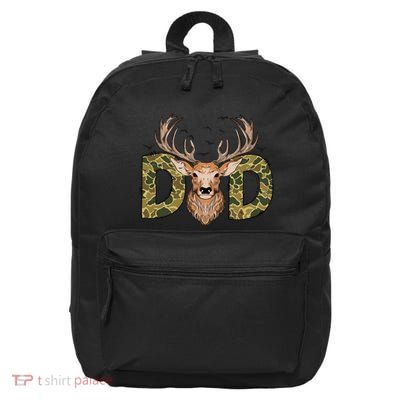 Retro Hunter Dad Deer Hunting 16 in Basic Backpack