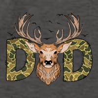 Retro Hunter Dad Deer Hunting Vector Backpack