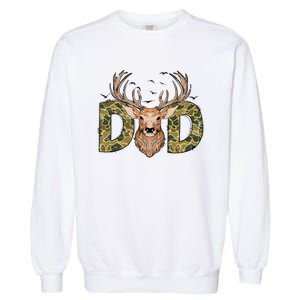 Retro Hunter Dad Deer Hunting Garment-Dyed Sweatshirt