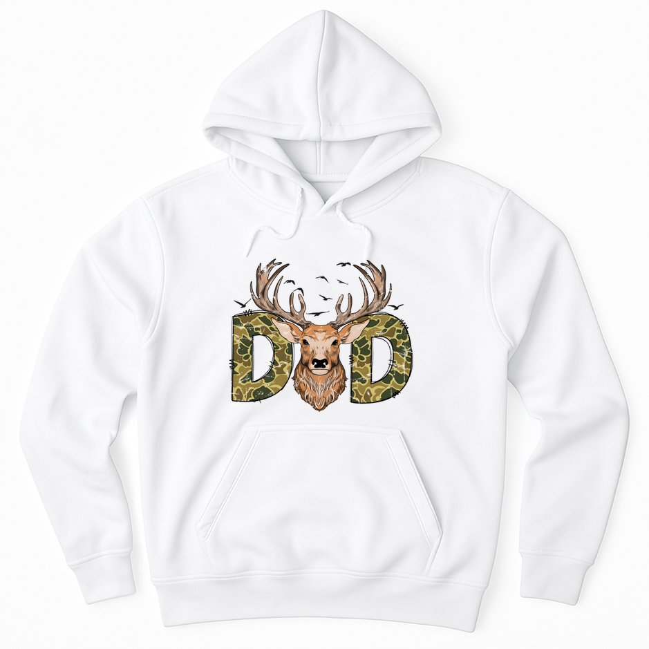 Retro Hunter Dad Deer Hunting Hoodie