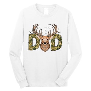 Retro Hunter Dad Deer Hunting Long Sleeve Shirt