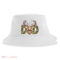 Retro Hunter Dad Deer Hunting Sustainable Bucket Hat
