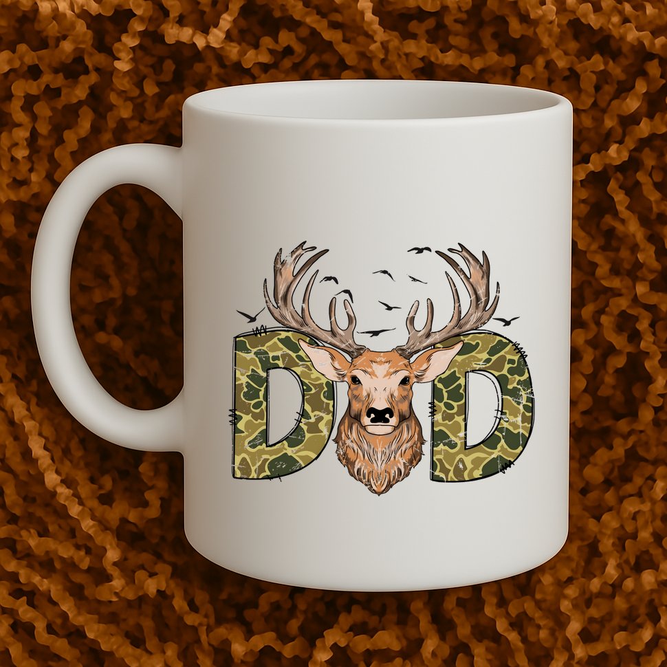 Retro Hunter Dad Deer Hunting Mug