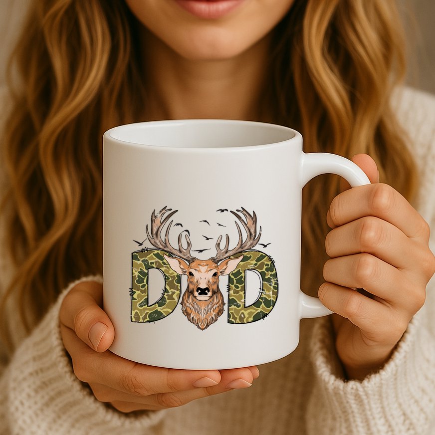 Retro Hunter Dad Deer Hunting Mug
