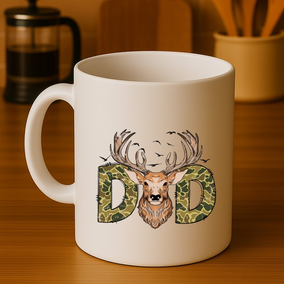 Retro Hunter Dad Deer Hunting Mug