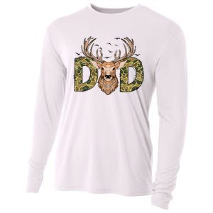 Retro Hunter Dad Deer Hunting Cooling Performance Long Sleeve Crew