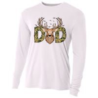 Retro Hunter Dad Deer Hunting Cooling Performance Long Sleeve Crew