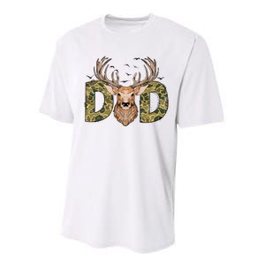 Retro Hunter Dad Deer Hunting Performance Sprint T-Shirt