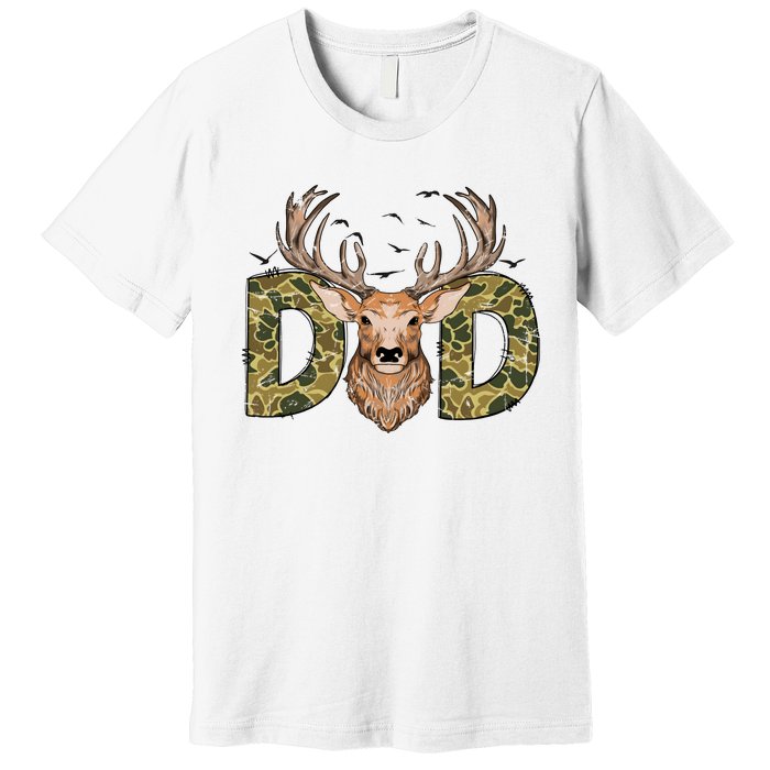 Retro Hunter Dad Deer Hunting Premium T-Shirt