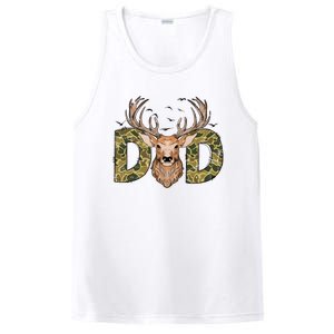 Retro Hunter Dad Deer Hunting PosiCharge Competitor Tank