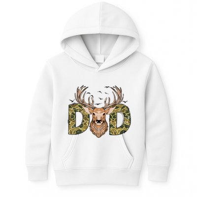 Retro Hunter Dad Deer Hunting Kids Hoodie