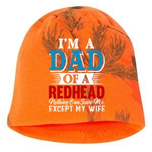 Redhead Hair Dad Fathers Day Funny Saying Gift Kati - Camo Knit Beanie