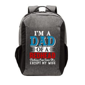 Redhead Hair Dad Fathers Day Funny Saying Gift Vector Backpack