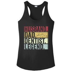 Retro Husband Dad Dentist Legend Funny Gift For Fathers Day Great Gift Ladies PosiCharge Competitor Racerback Tank