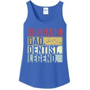 Retro Husband Dad Dentist Legend Funny Gift For Fathers Day Great Gift Ladies Essential Tank