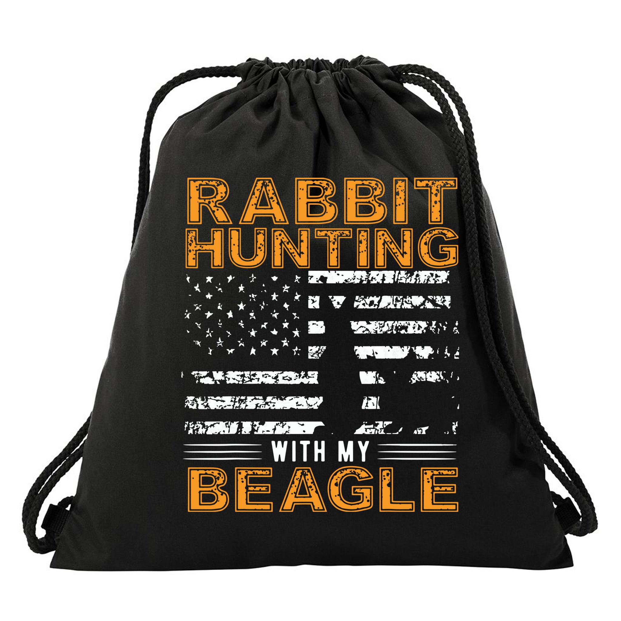 Rabbit Hunting Dog Beagle Hunter Hunting Dog Beagles Drawstring Bag