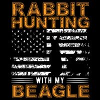 Rabbit Hunting Dog Beagle Hunter Hunting Dog Beagles Drawstring Bag