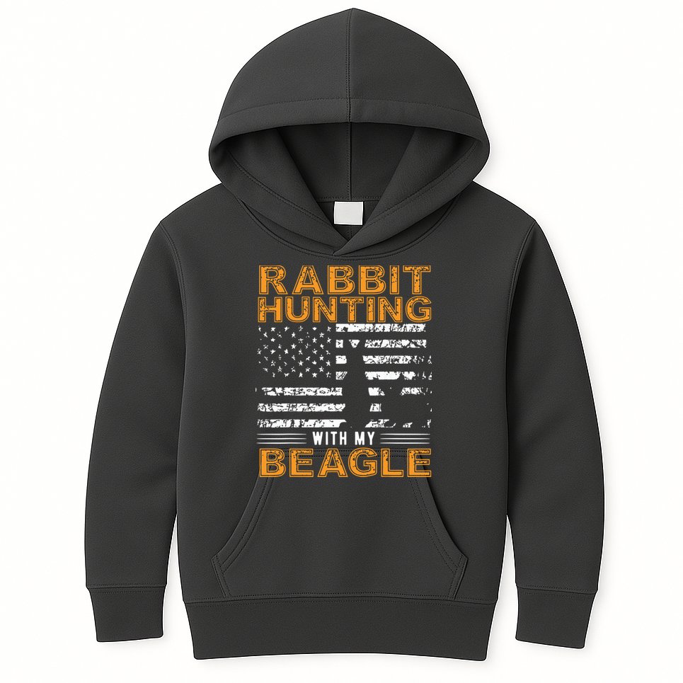 Rabbit Hunting Dog Beagle Hunter Hunting Dog Beagles Kids Hoodie