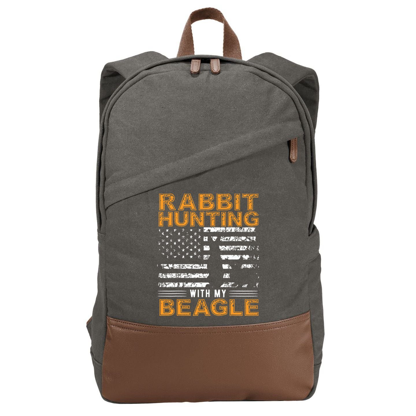 Rabbit Hunting Dog Beagle Hunter Hunting Dog Beagles Cotton Canvas Backpack