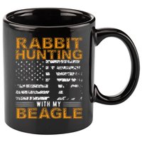 Rabbit Hunting Dog Beagle Hunter Hunting Dog Beagles 11oz C Handle Ceramic Mug