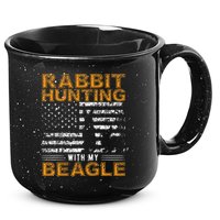 Rabbit Hunting Dog Beagle Hunter Hunting Dog Beagles 15oz Campfire Ceramic Mug