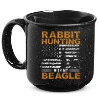 Rabbit Hunting Dog Beagle Hunter Hunting Dog Beagles 15oz Campfire Ceramic Mug