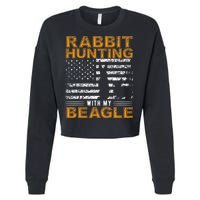 Rabbit Hunting Dog Beagle Hunter Hunting Dog Beagles Cropped Pullover Crew