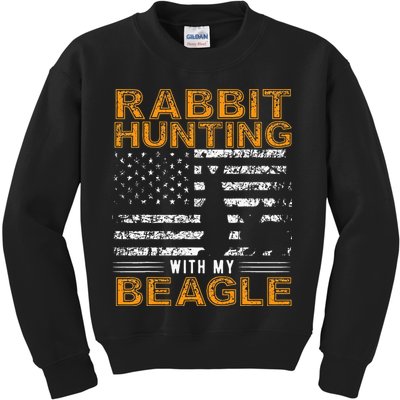 Rabbit Hunting Dog Beagle Hunter Hunting Dog Beagles Kids Sweatshirt