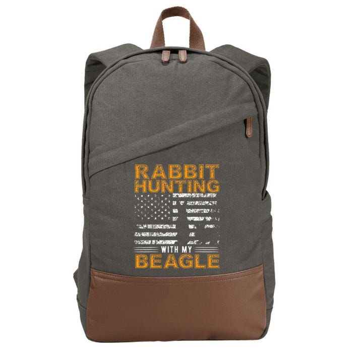 Rabbit Hunting Dog Beagle Hunter Hunting Dog Beagles Cotton Canvas Backpack