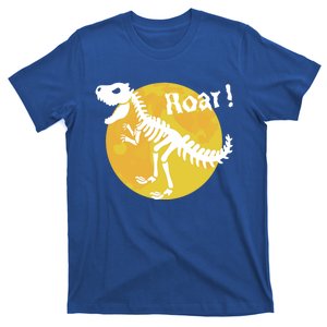 Roar! Halloween Dinosaur Skeleton Full Moon TRex Dino Gift T-Shirt