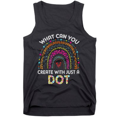 Rainbow Happy Dot Day September 15 What You Can Tank Top