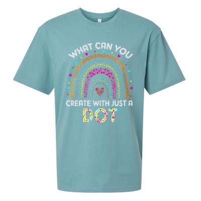 Rainbow Happy Dot Day September 15 What You Can Sueded Cloud Jersey T-Shirt