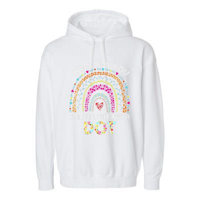 Rainbow Happy Dot Day September 15 What You Can Garment-Dyed Fleece Hoodie