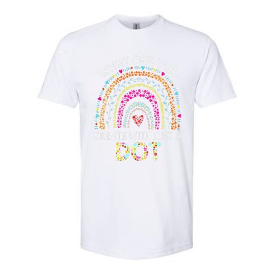 Rainbow Happy Dot Day September 15 What You Can Softstyle CVC T-Shirt