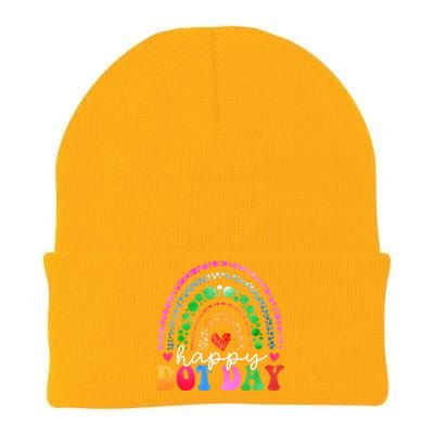 Rainbow Happy Dot Day 2024 15th September Knit Cap Winter Beanie