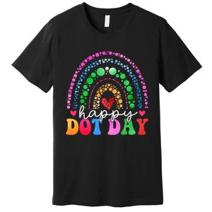 Rainbow Happy Dot Day 2024 15th September Premium T-Shirt