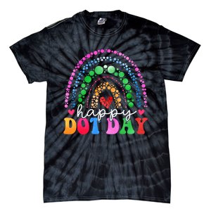 Rainbow Happy Dot Day 2024 15th September Tie-Dye T-Shirt