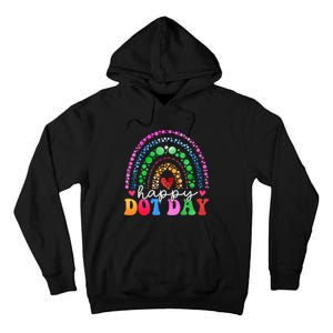 Rainbow Happy Dot Day 2024 15th September Tall Hoodie