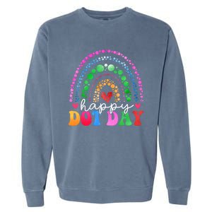 Rainbow Happy Dot Day 2024 15th September Garment-Dyed Sweatshirt