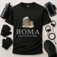 Rome He Eternal City Colosseum Cooling Performance Crew T-Shirt