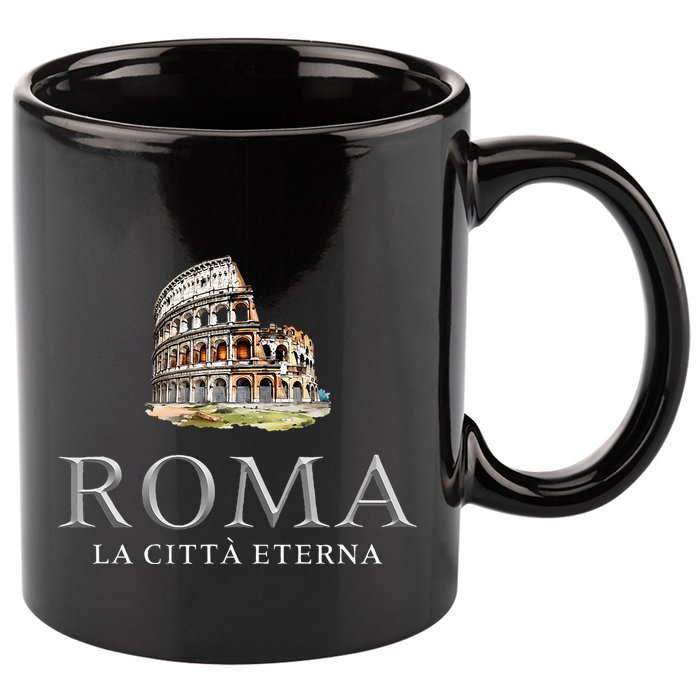 Rome He Eternal City Colosseum 11oz C Handle Ceramic Mug