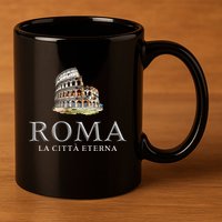 Rome He Eternal City Colosseum 11oz C Handle Ceramic Mug