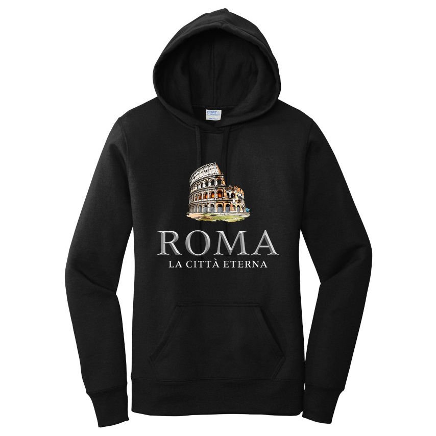 Rome He Eternal City Colosseum Women's Pullover Hoodie