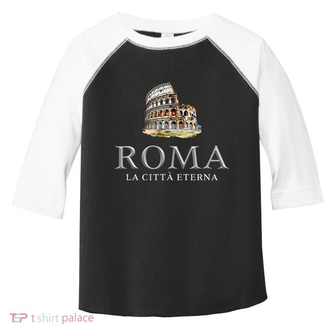 Rome He Eternal City Colosseum Toddler Fine Jersey T-Shirt