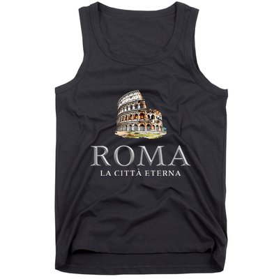 Rome He Eternal City Colosseum Tank Top