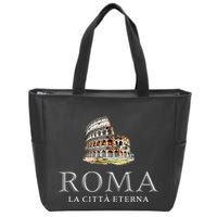 Rome He Eternal City Colosseum Zip Tote Bag